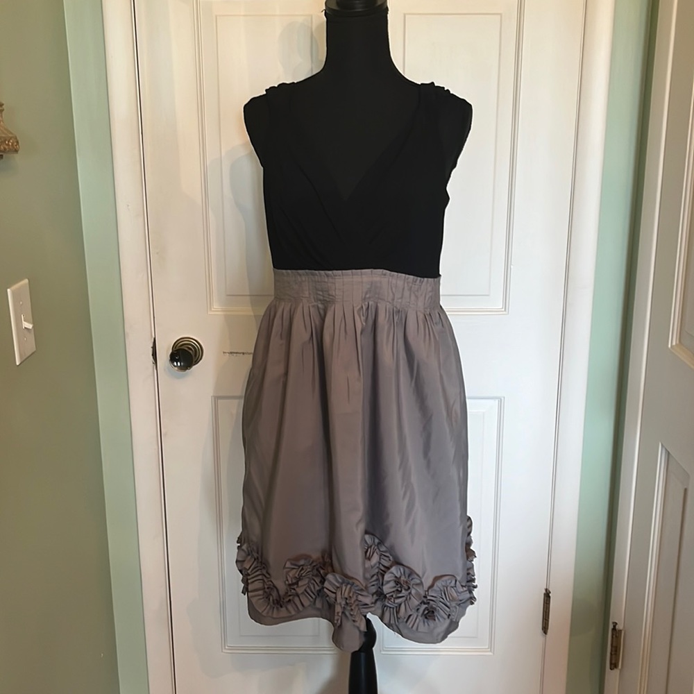 Women’s Night Way Collections Sleeveless Dress With Decorative Hem, Size 8